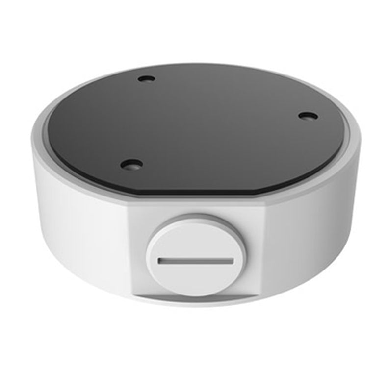 BALTER X Anschlussdose / Junction Box für ECO mini Eyeball Kameras mit Fixbrennweite, D117 x 36 mm, Aluminium, Weiß – BCC-A2