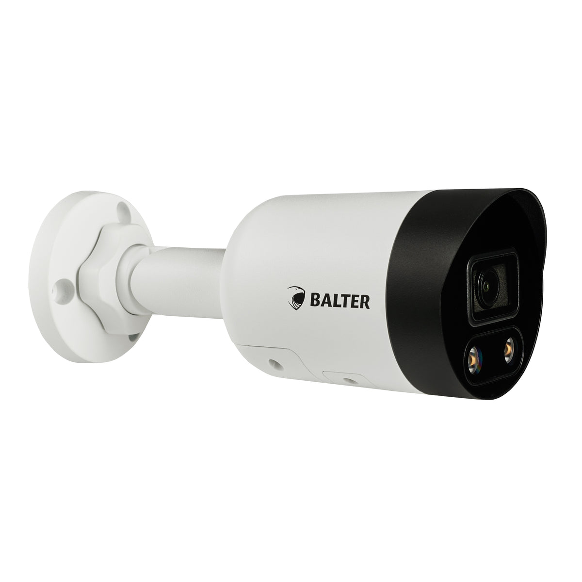 BALTER X PRO NightHawk IP Außenkamera mit 8.0MP 4K UHD, 2.8mm, Nachtsicht 50m, Ultra Low Light, WDR 120dB, Deep Learning AI,