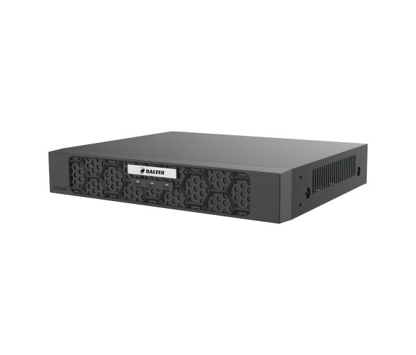 BALTER X SMART Netzwerk Rekorder - 8x IP-Kameras bis 8.0MP, 8x PoE-Ports (75 Watt), 80Mbit / 64Mbps, Ultra H.265/H.265, iOS +