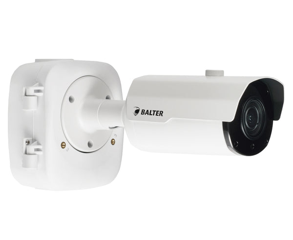 BALTER 5.0MP EXIR TVI / CVI / AHD / CVBS Außenkamera, 2.8-12mm Motorzoom, Autofokus, Nachtsicht 40m, 2560x1944p, Smart-IR, 12