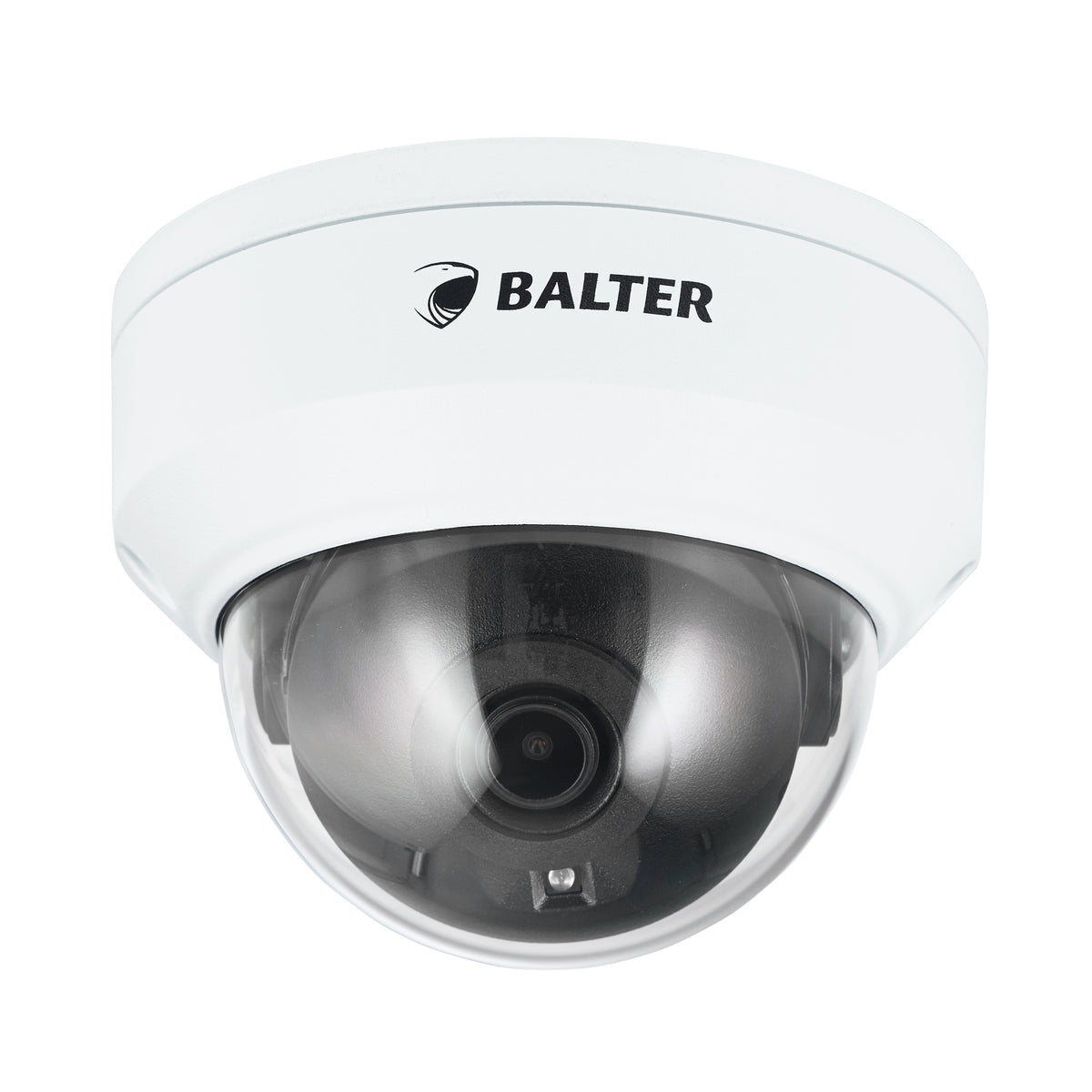 BALTER X ECO Vandalensichere IP Dome-Kamera mit 8.0MP, 2.8mm, Nachtsicht 30m, WDR 120dB, VCA, Privatzonen, PoE/12V DC, IK10, 