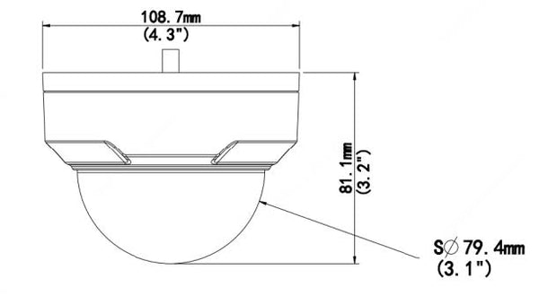BALTER X ECO Vandalensichere IP Dome-Kamera mit 8.0MP, 2.8mm, Nachtsicht 30m, WDR 120dB, VCA, Privatzonen, PoE/12V DC, IK10, 