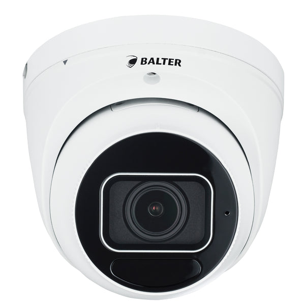 BALTER X PRO NightHawk IP Eyeball Kamera mit 8.0MP, 2.8-12mm Motorzoom, AutoFocus, Nachtsicht 40m, Ultra Low Light, WDR 120dB