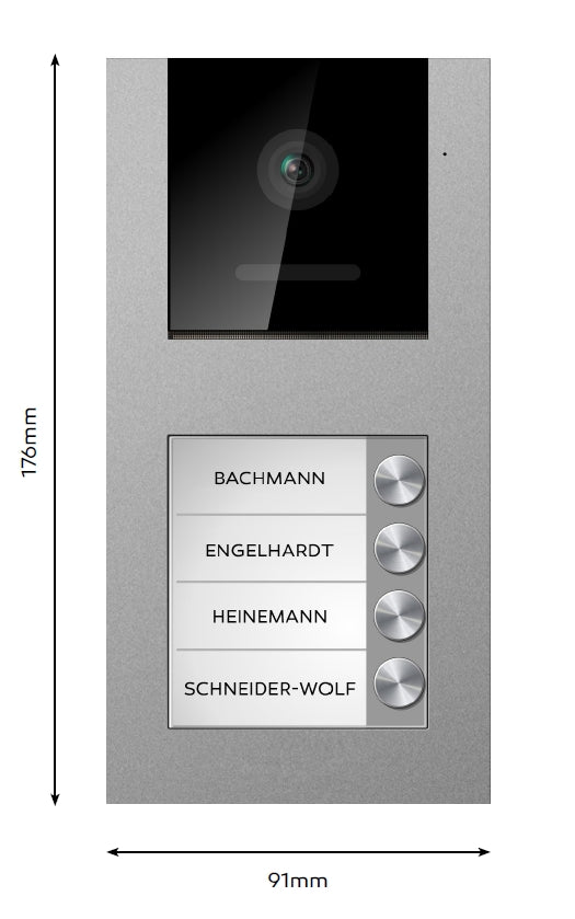 BALTER EVO Aufputz-Türstation – EVO-AP-1FAM