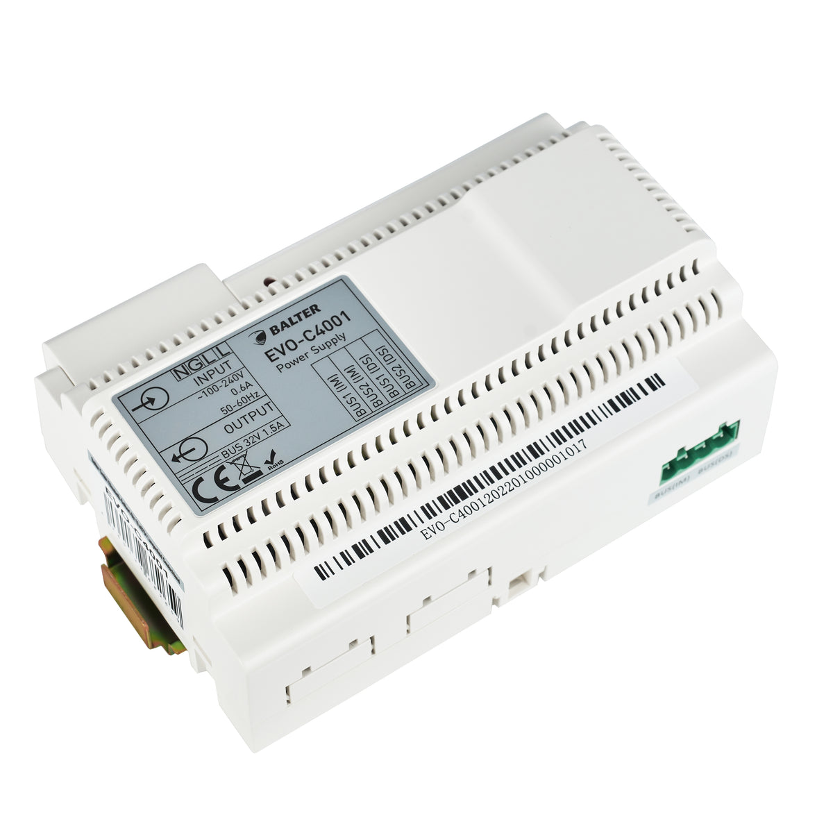 BALTER EVO Hauptstromverteiler, 2-Draht BUS Technologie, Stromversorgung für EVO Monitore und Türstationen – EVO-C4001
