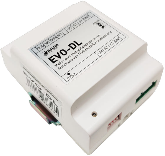 BALTER EVO Door Opener Module, 2-wire BUS technology, door opener control unit for extra security, tamper-proof, EVO-DL module