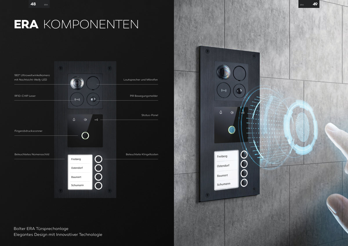 BALTER ERA IP Fingerprint Türstation – ERA-1FR-FNS01