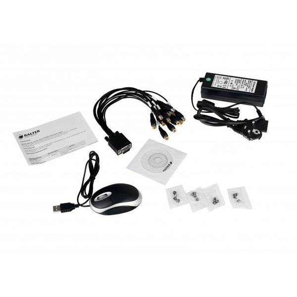 BALTER 16+8-Kanal Hybrid HD-TVI/AHD/CVI + IP Videorekorder, H.264, 5MP / 4MP, Audio, P2P, Balter CMS, HDMI 4K, 12V DC – BHR-4