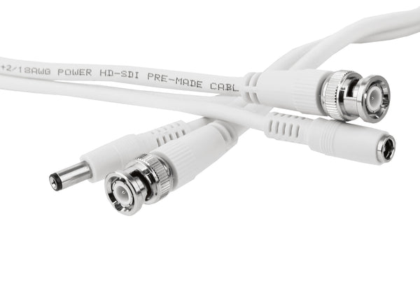 30 Meter Kombikabel (Video/Strom) für Analog / HD-SDI / HD-TVI / Analog HD, RG59, 75 Ohm – Koax30