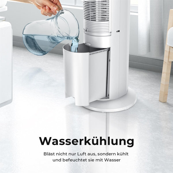 Balter Turmventilator mit Wasserkühlung VT-09-WH